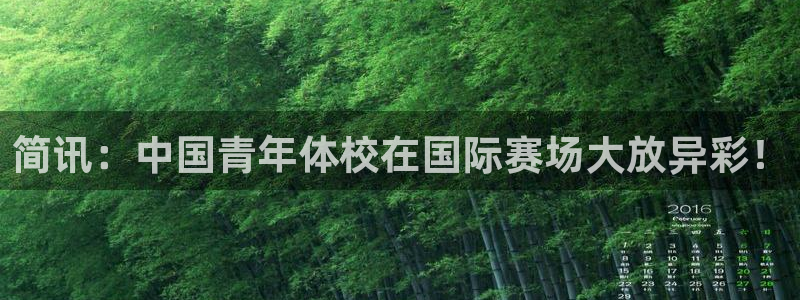 ug环球官网登录入口：简讯：中国青年体校在国际赛场大放异彩！